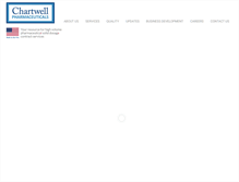Tablet Screenshot of chartwellpharma.com